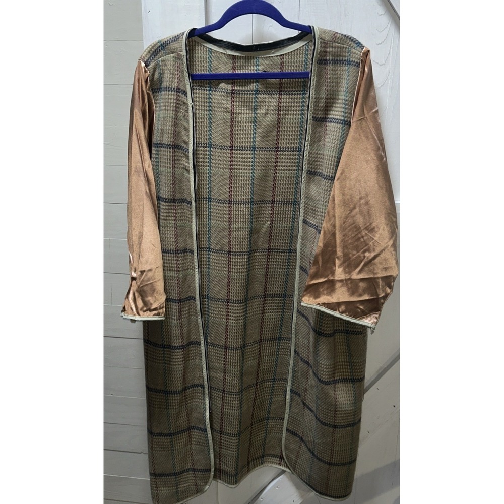*Liner Only* Towne By London Fog Trench Coat Liner Women's Size 10 Plaid